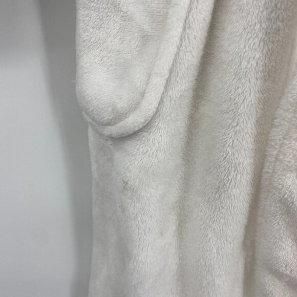 SAKS FIFTH AVENUE White Super Soft Cozy Wrap Robe Size Small - Picture 8 of 8